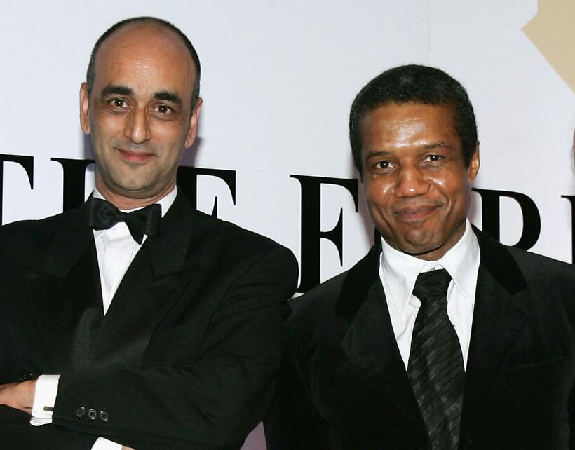 Art Malik and Hugh Quarshie at the Press Association Annual awards.