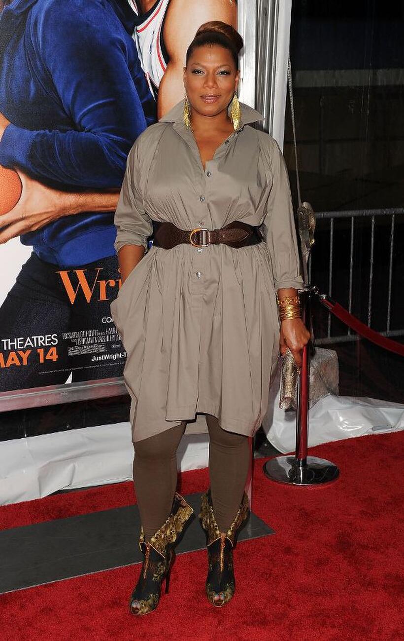 Queen Latifah at the New York premiere of "Just Wright."