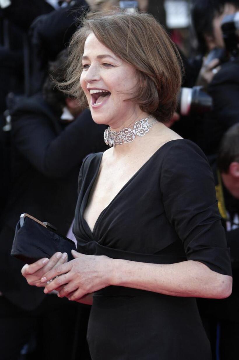 Charlotte Rampling at the 60th edition of the Cannes Film Festival.