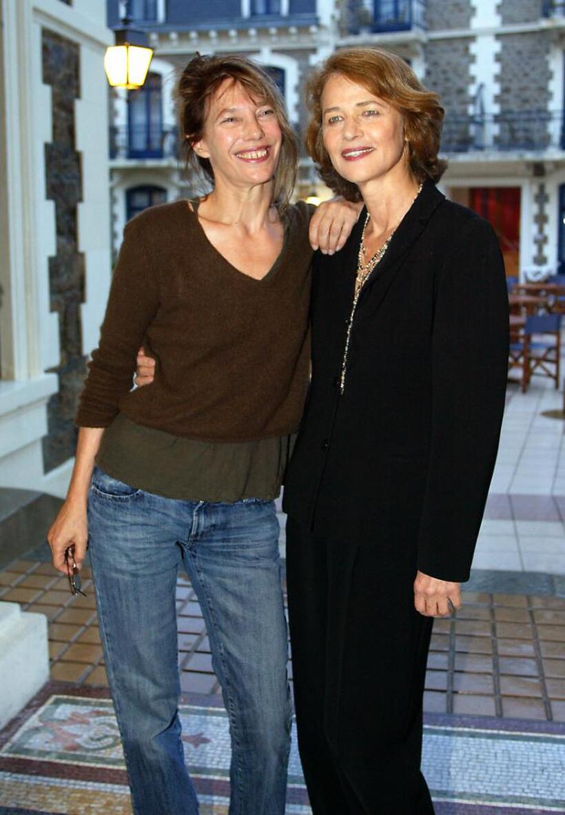 Charlotte Rampling and Jane Birkin at the Dinard British Film Festival.