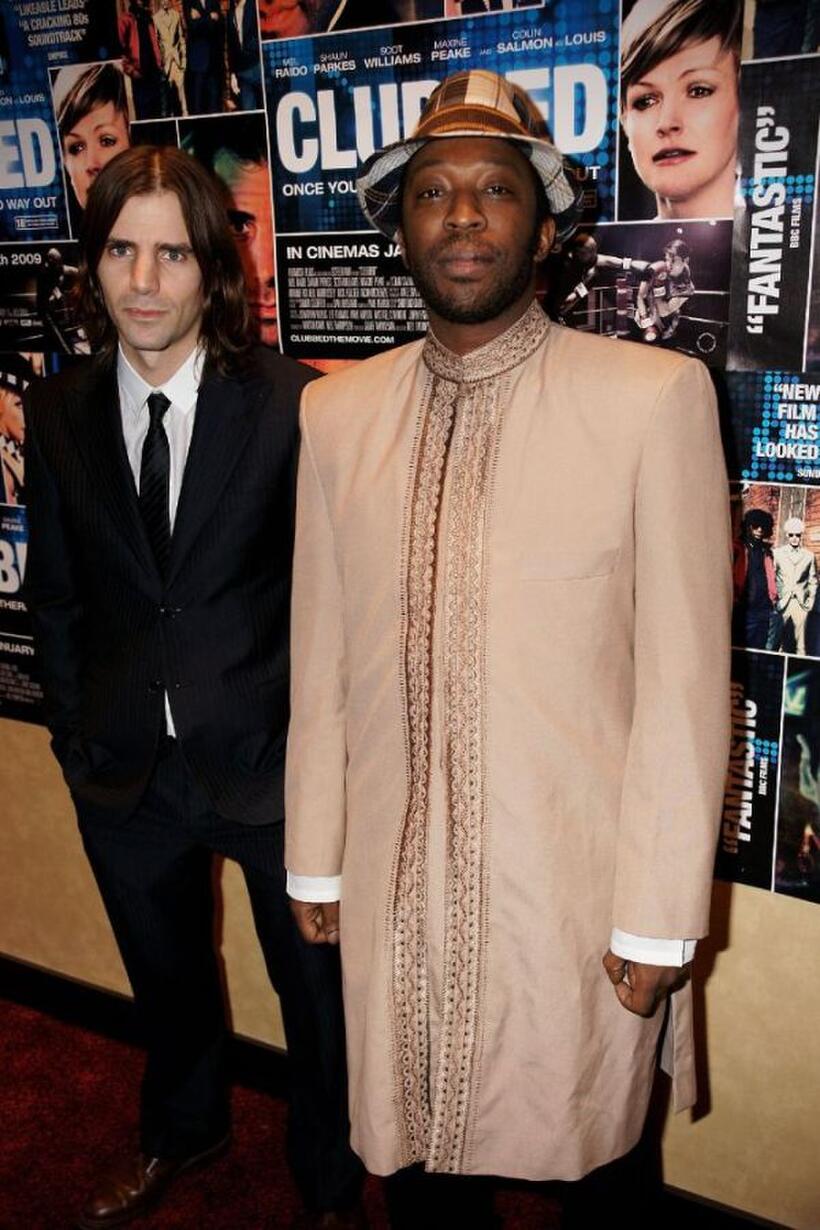 Mel Raido and Shaun Parkes at the UK gala screening of "Clubbed."