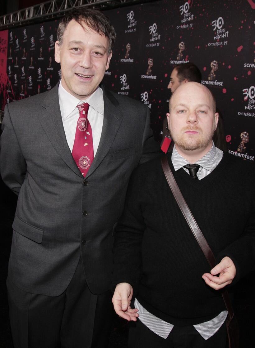 Sam Raimi and David Slade at the Los Angeles premiere of "30 Days of Night".