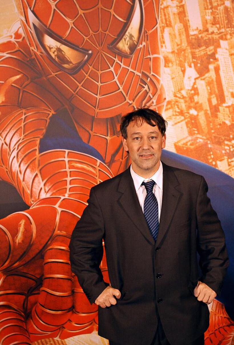 Sam Raimi at the Paris premiere of "Spider-man 2".