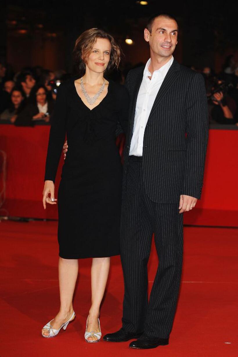 Sonia Bergamasco and Fabrizio Gifuni at the Marc'Aurelio Acting Awards during the 3rd Rome International Film Festival.