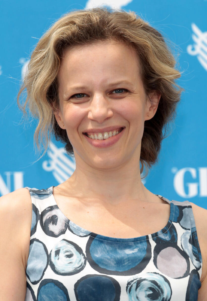 Sonia Bergamasco at the 2012 Giffoni Film Festival photocall.