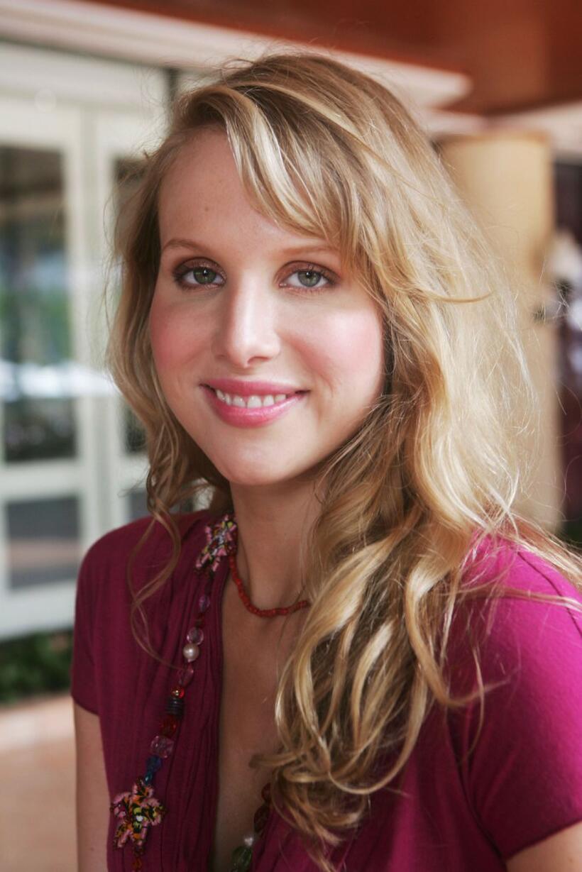 Lucy Punch at the press conference of "Being Julia" during the Bangkok International Film Festival.
