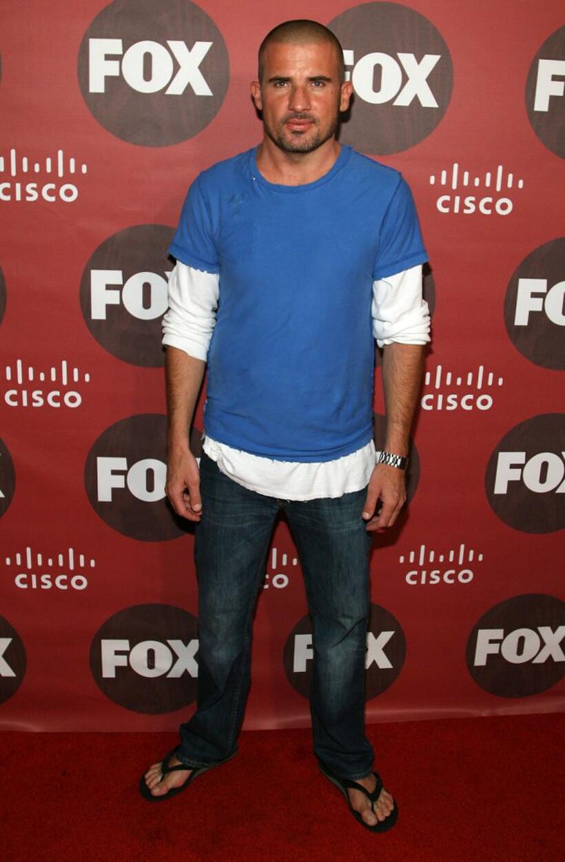 Dominic Purcell at the Fox Fall Eco-Casino party.