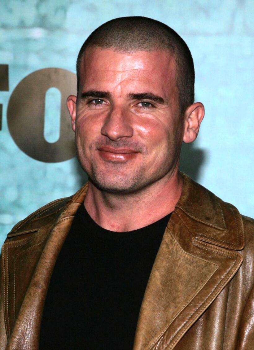 Dominic Purcell at the premiere party of "Prison Break."