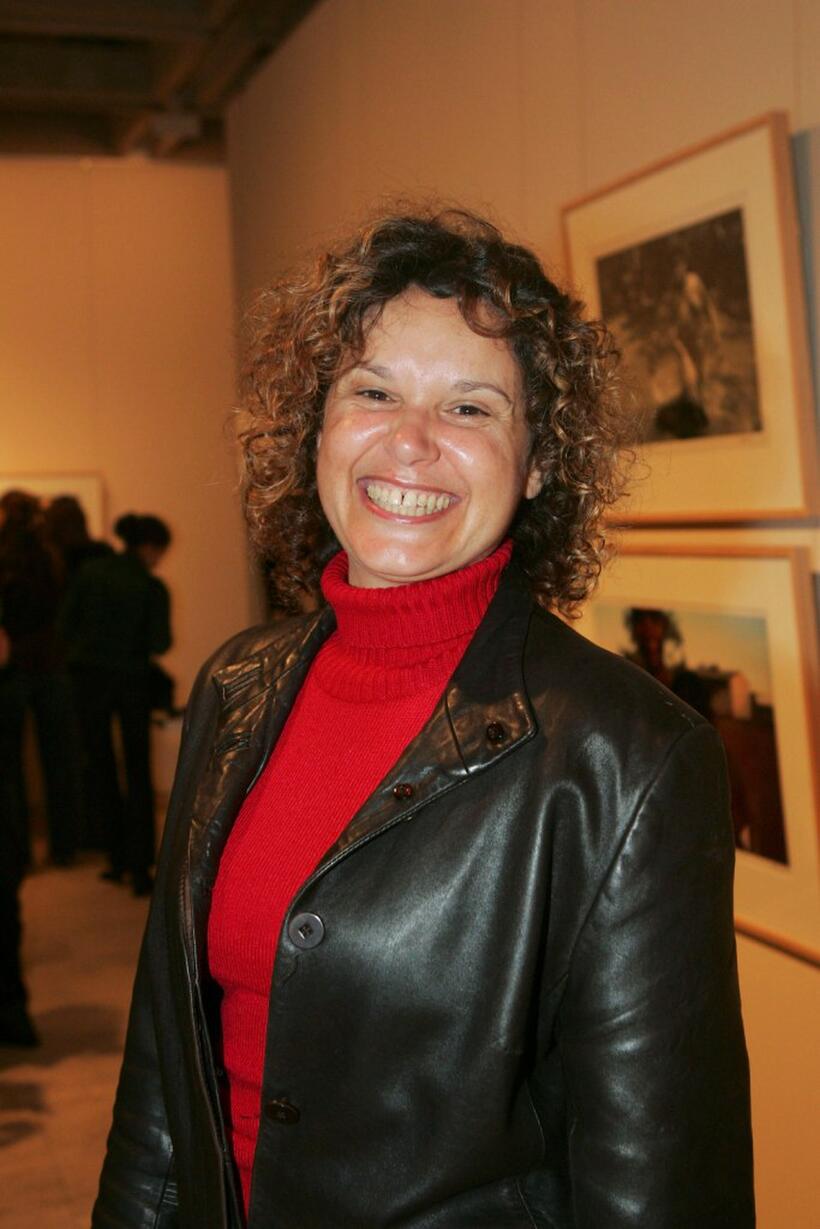 Leah Purcell at the "Women and Freedom" Photographic Exhibition and Auction.