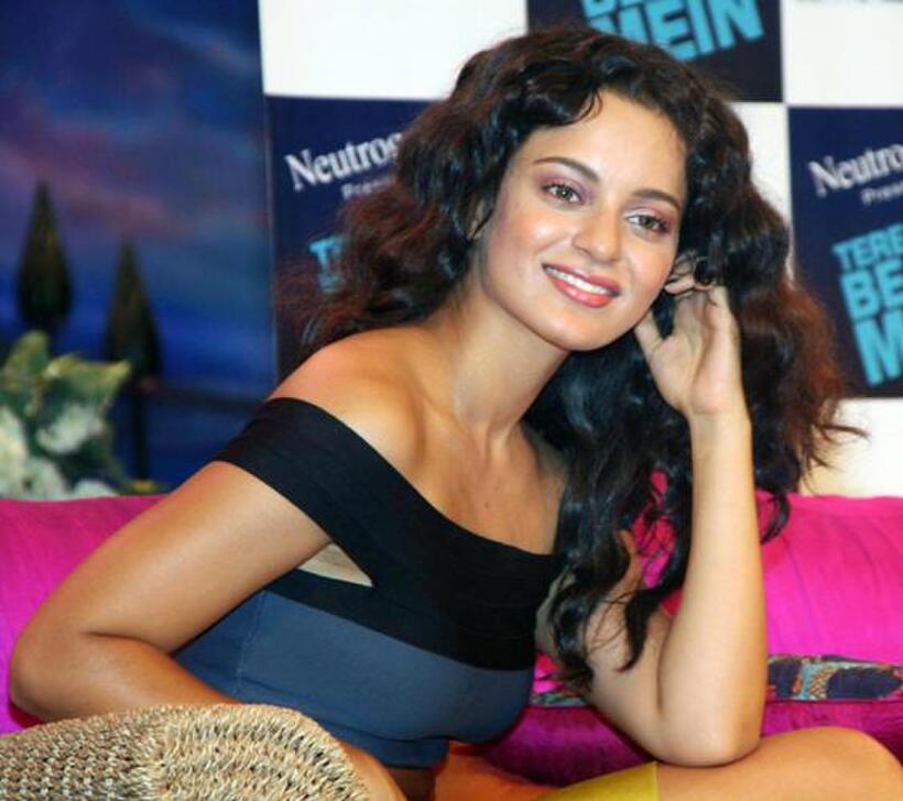 Kangana Ranaut at the TV show "Tere Mere Beach Main."
