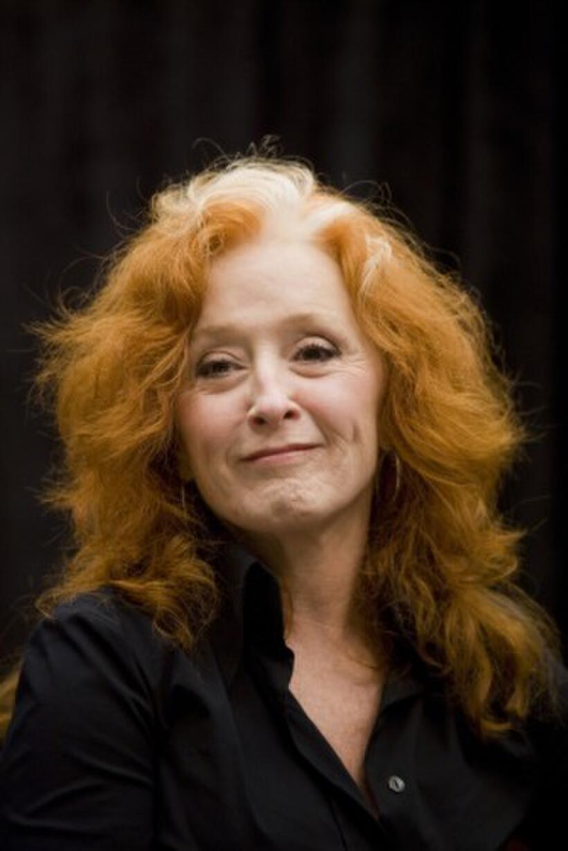 Bonnie Raitt at the press conference to challenge Nuclear Power Bailout in Energy Bill.