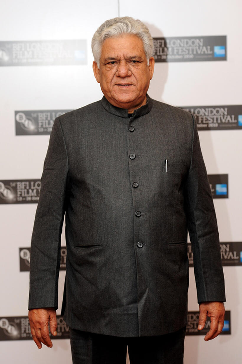 Om Puri at the photocall of "West Is West" during the 54th BFI London Film Festival.