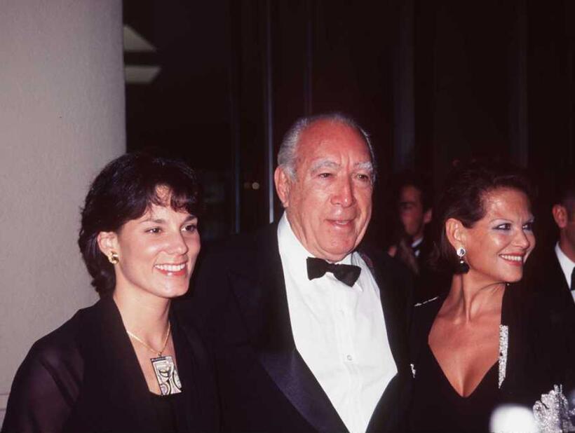 Claudia Cardinale, Anthony Quinn and Guest at the Third Annual International Achievement In Arts Awards.