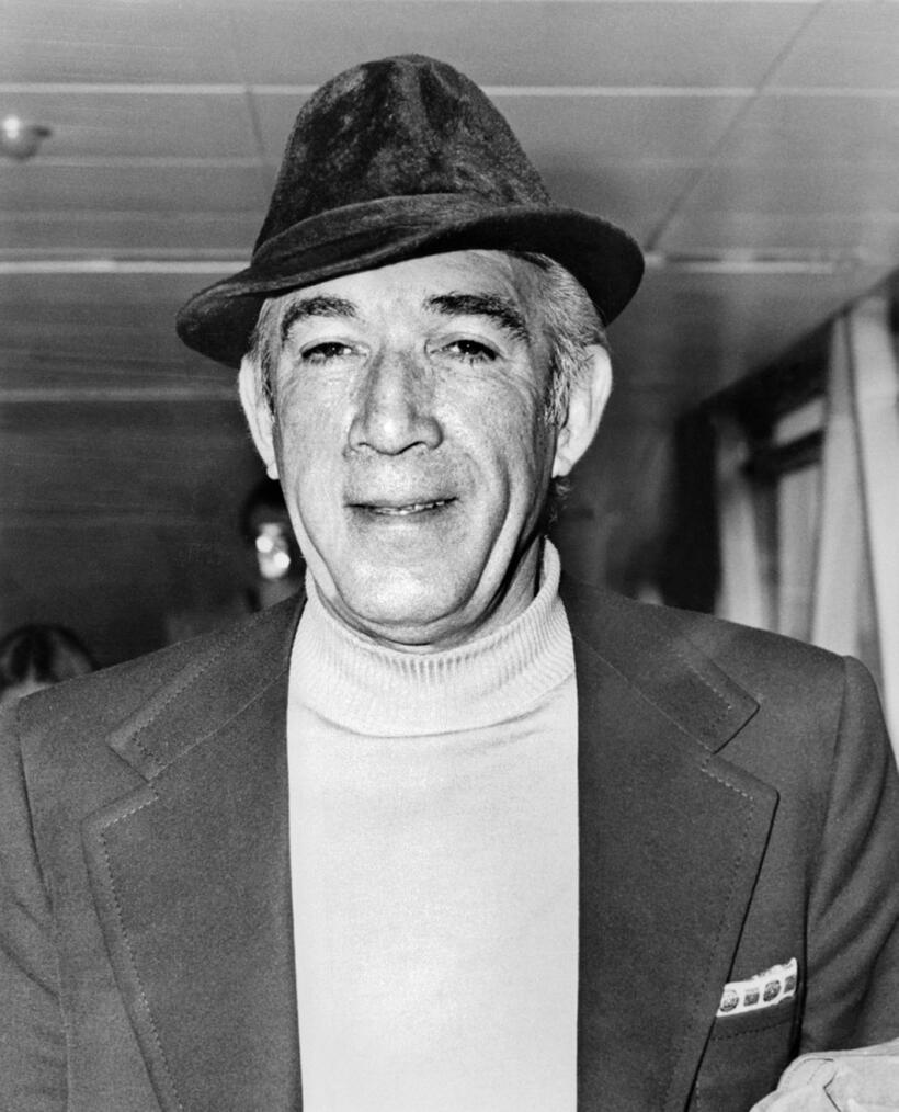Anthony Quinn photograph taken in April 1973 in France.