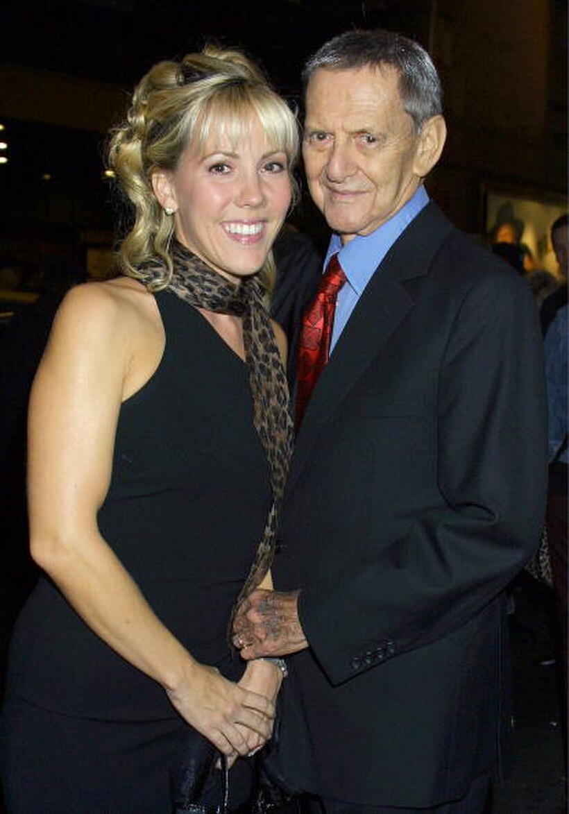 Tony Randall and his wife at the opening of "Dance Of Death."