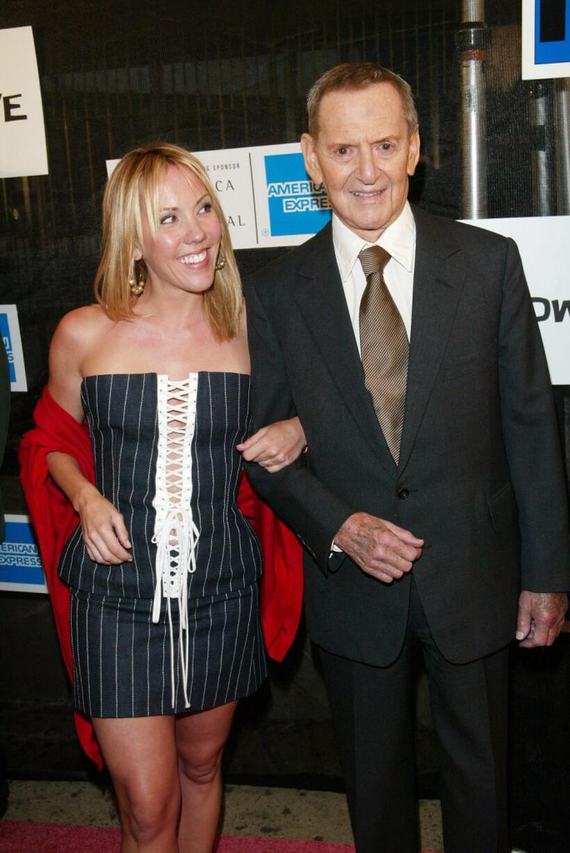 Heather and Tony Randall at the world premiere of "Down With Love" during the 2003 Tribeca Film Festival.