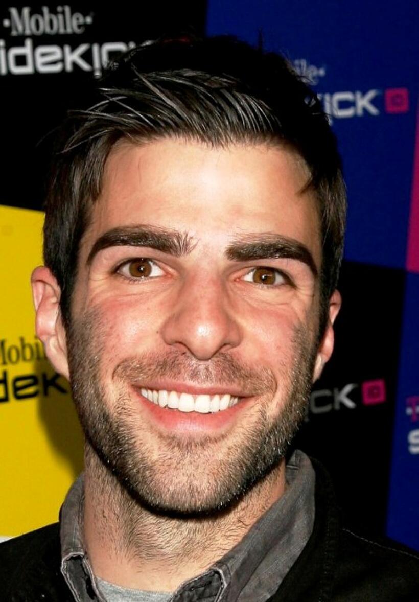 Zachary Quinto at the T-Mobile Sidekick iD launch party.