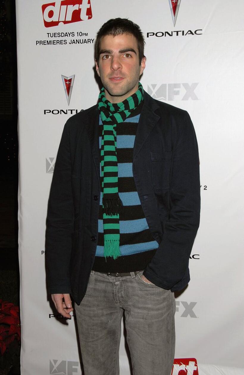 Zachary Quinto at the premiere of "Dirt."