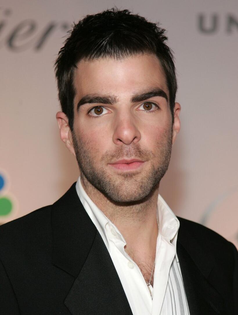 Zachary Quinto at the HBO's Post Golden Globe after party.