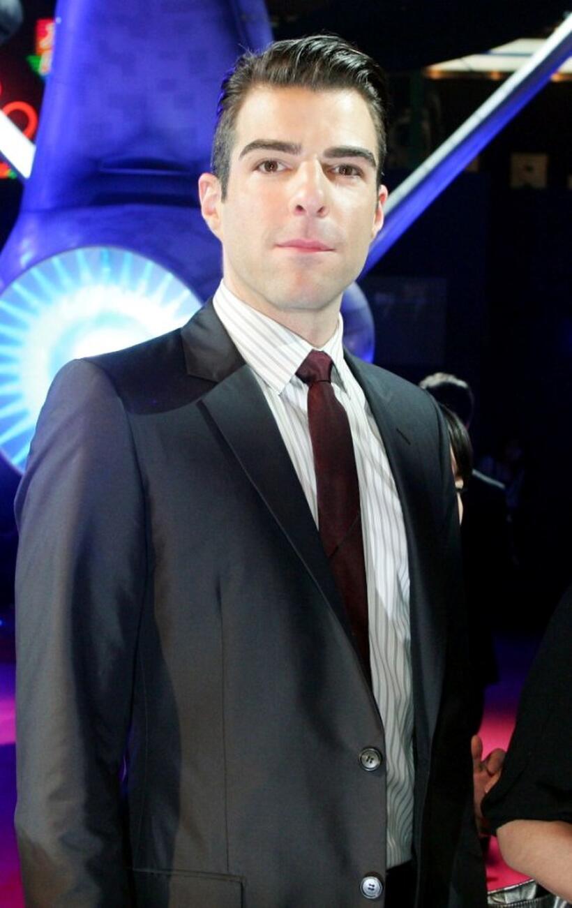 Zachary Quinto at the Japan premiere of "Star Trek."