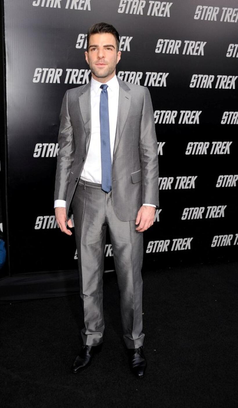 Zachary Quinto at the premiere of "Star Trek."