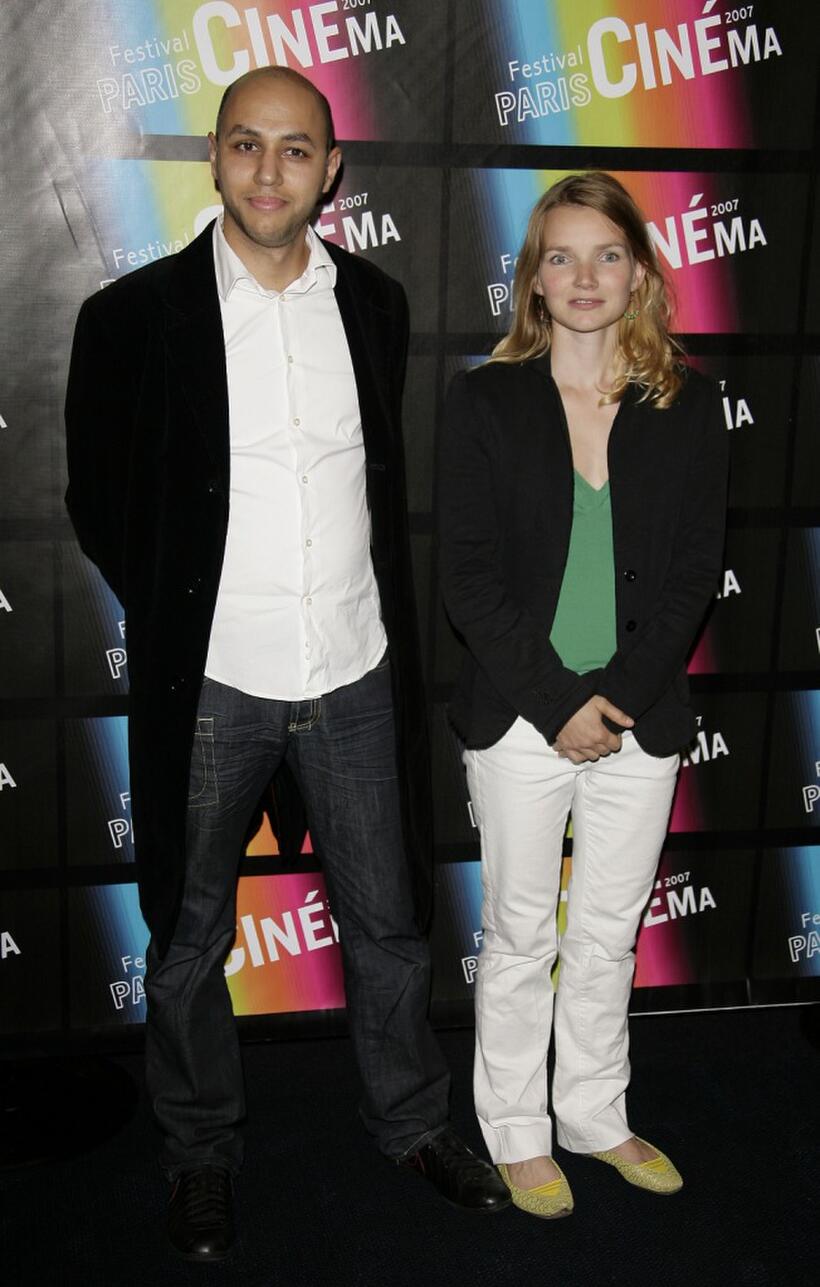 Sophie Quinton and Guest at the opening night of Paris Cinema Festival 2007.