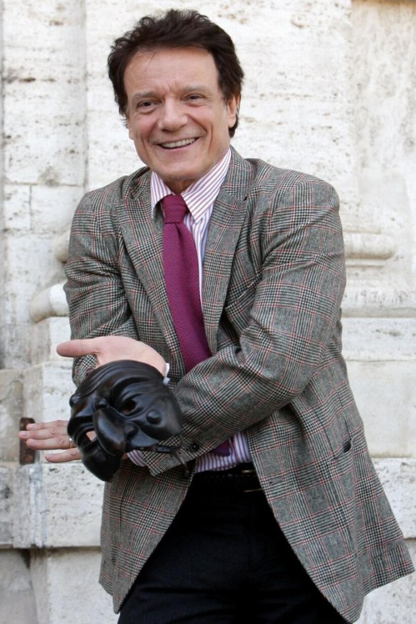 Massimo Ranieri at the photocall of "L'Ultimo Pulcinella."