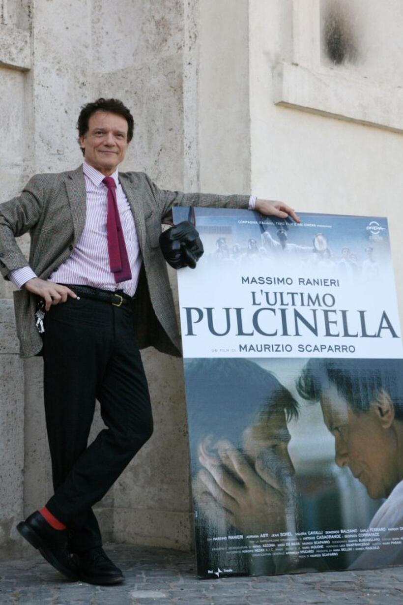 Massimo Ranieri at the photocall of "L'Ultimo Pulcinella."