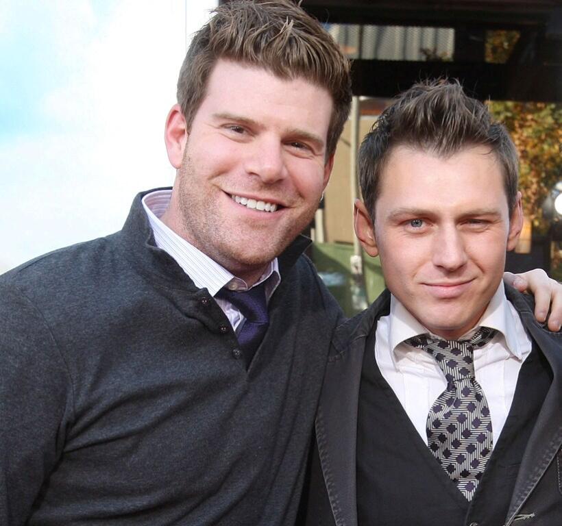 Stephen Rannazzisi and Keir O'Donnell at the premiere of "Paul Blart: Mall Cop."