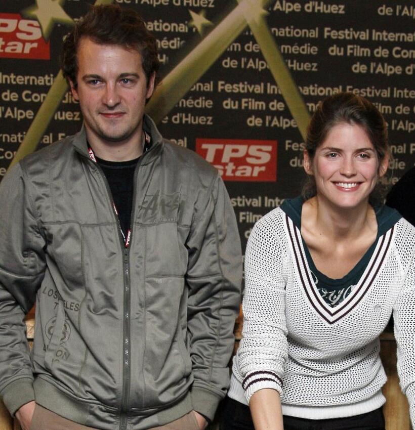 Jocelyn Quivrin and Alice Taglioni at the photocall of "Acteur" during the 10th comedian Film Festival.