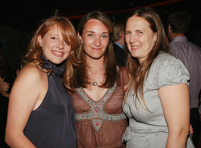 Daniela Taplin, Celine Rattray and Galt Niederhoffer at the after party of the premiere of "Dedication."