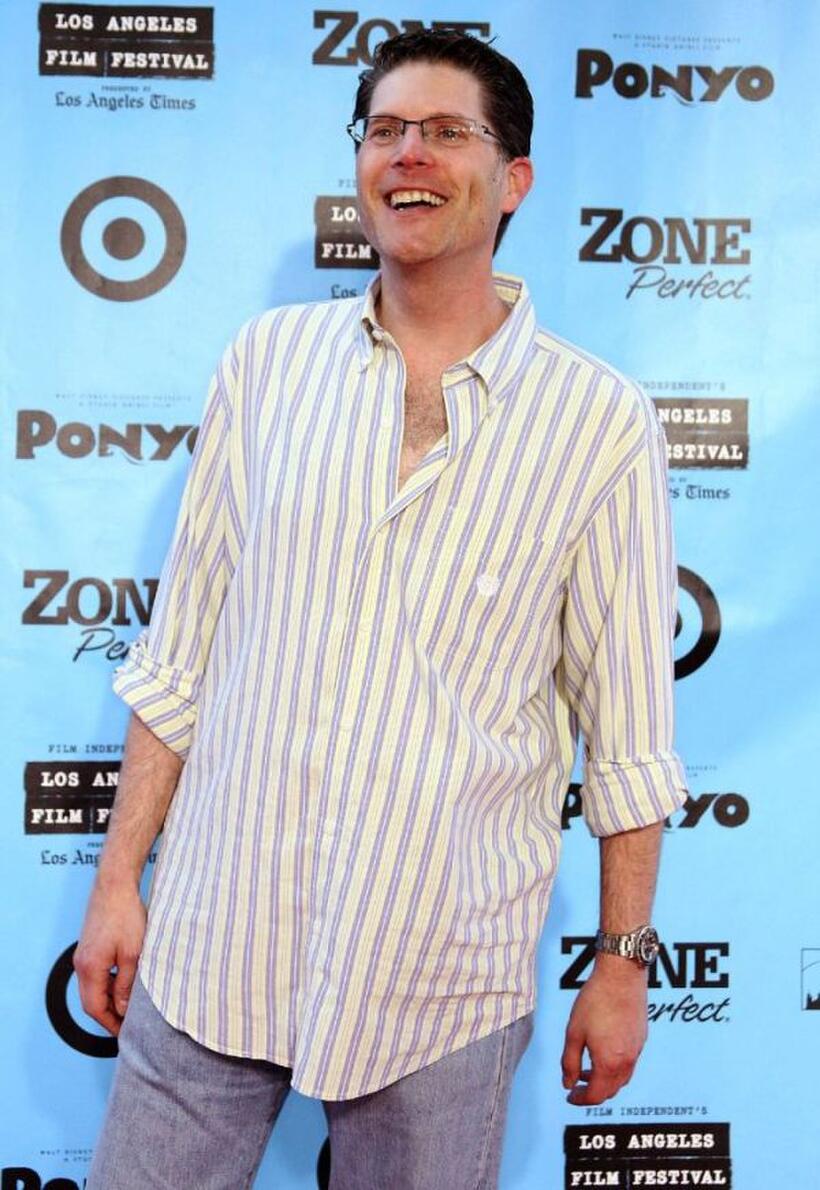 Bob Bergen at the premiere of "Ponyo."