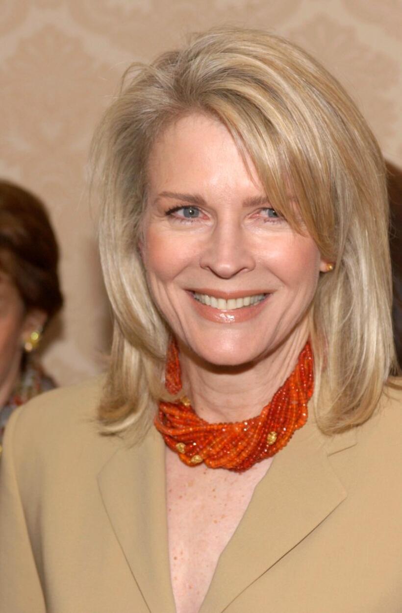 Candice Bergen at a luncheon in New York City were she was honored as the Mother of the Year.