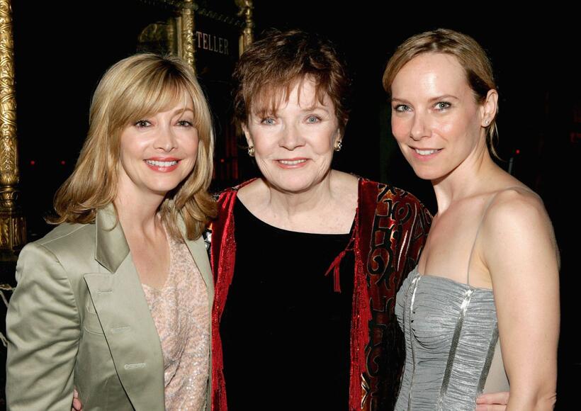 Polly Bergen, Amy Ryan and Sharon Lawrence at The Actors Fund of America 'There's No Business Like Show Business' Gala.