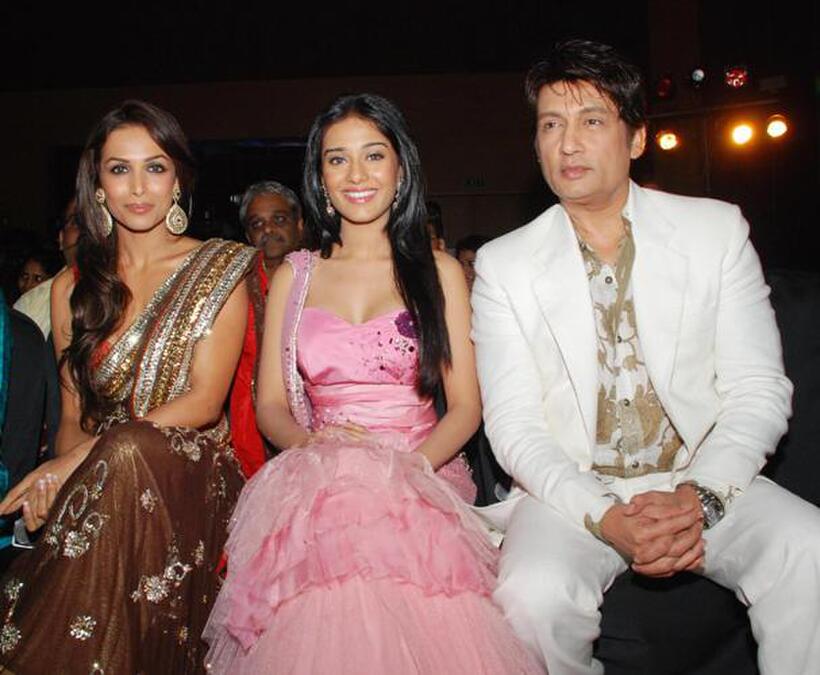 Mallaika Arora Khan, Amrita Rao and Shekhar Suman at the launch of the new television reality show "Perfect Brides."