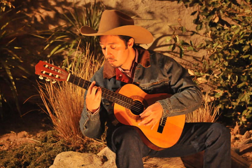 Efren Ramirez as Esteban in ``Casa de mi Padre.''