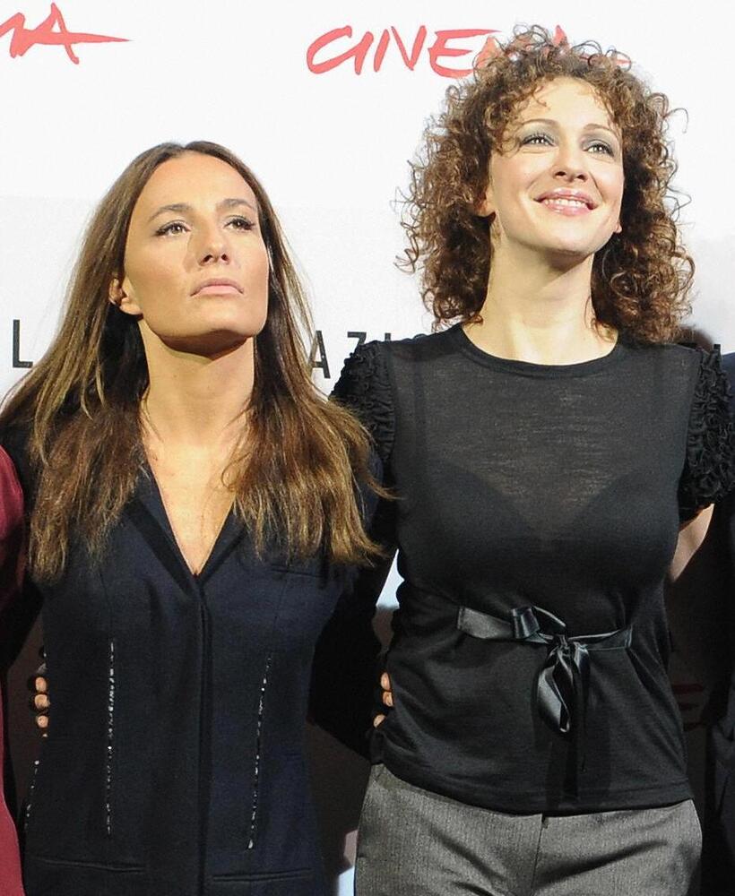 Maria Sole Tognazzi and Kseniya Rappoport at the photocall of "L'Uomo Che Ama" during the Rome International Film Festival.