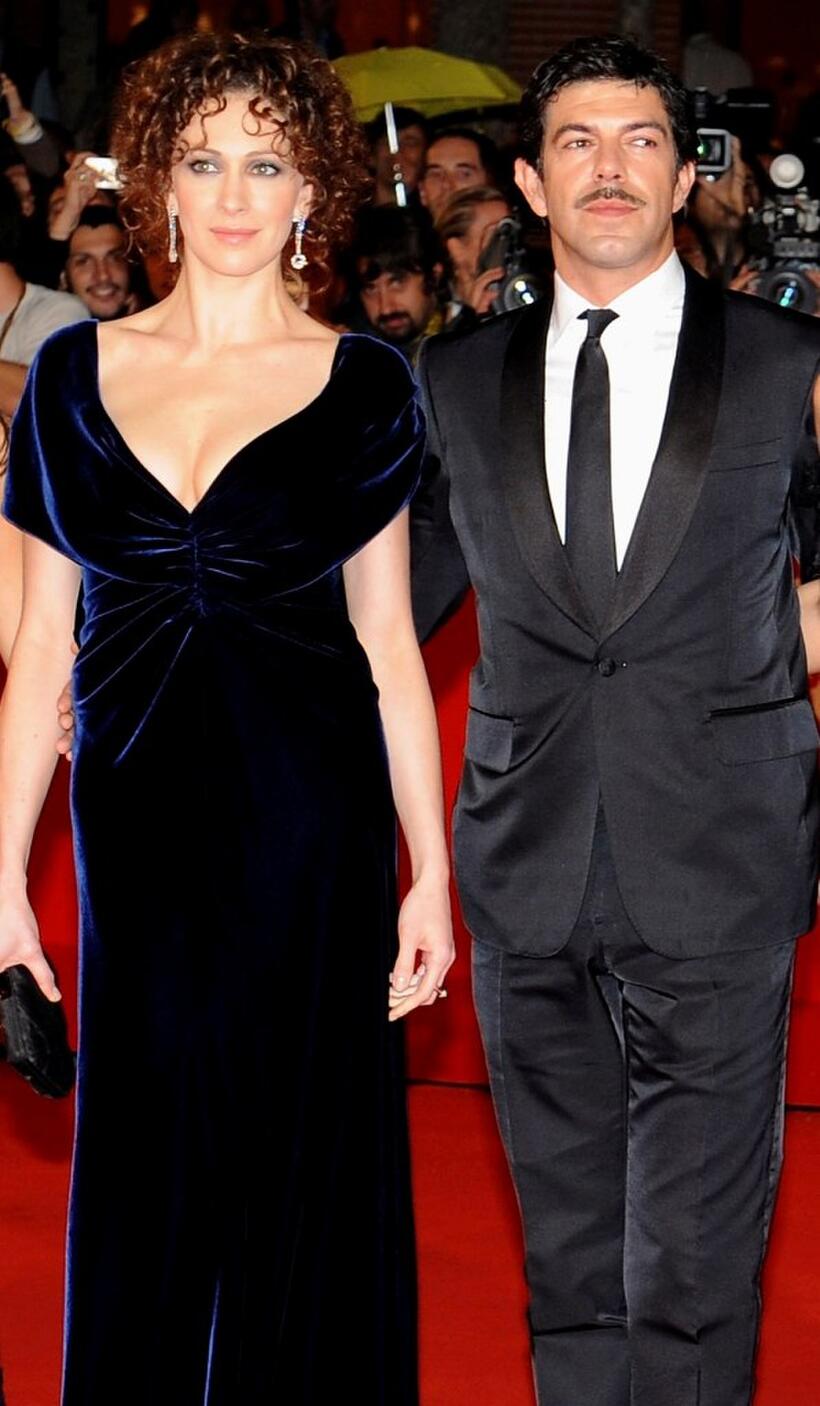 Kseniya Rappoport and Pierfrancesco Favino at the premiere of "L'Uomo Che Ama" during the 3rd Rome International Film Festival.