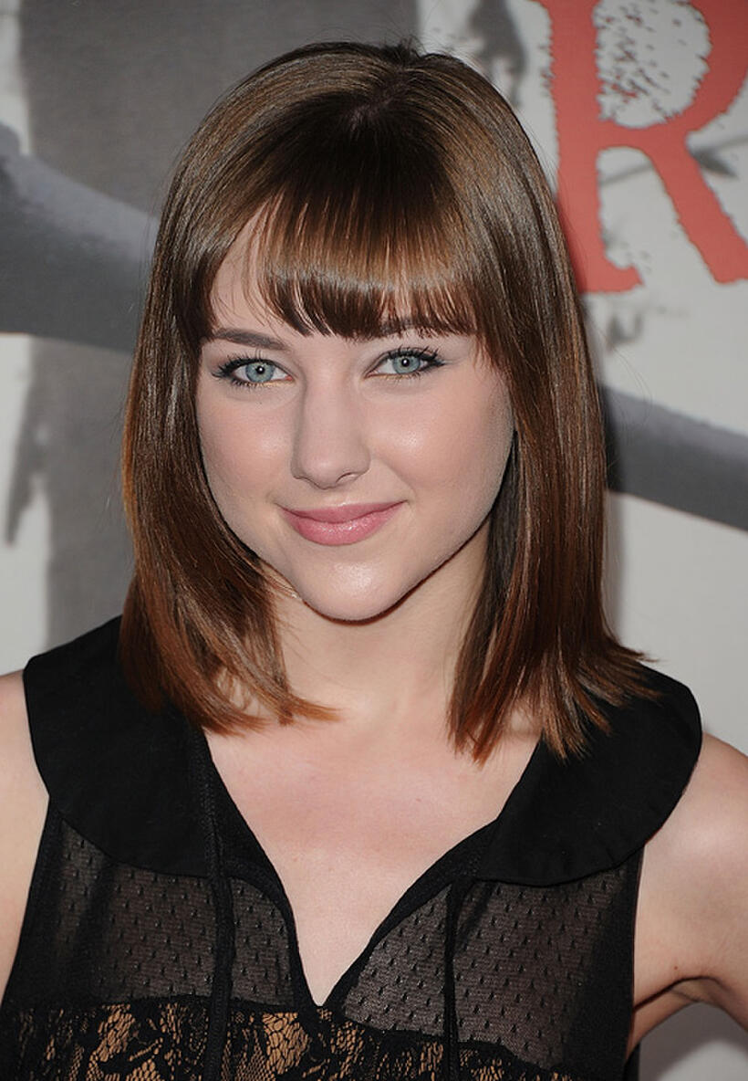 Haley Ramm at the California premiere of "Red Riding Hood."