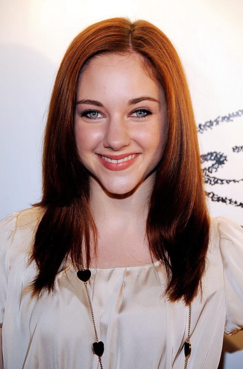 Haley Ramm at the Maggie Barry Fall 09 Fashion Show.