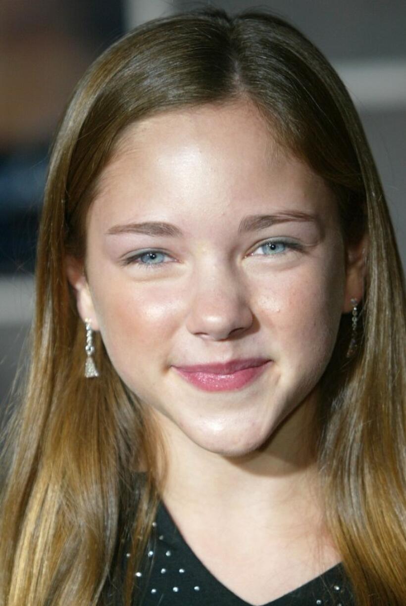 Haley Ramm at the premiere of "Flightplan."