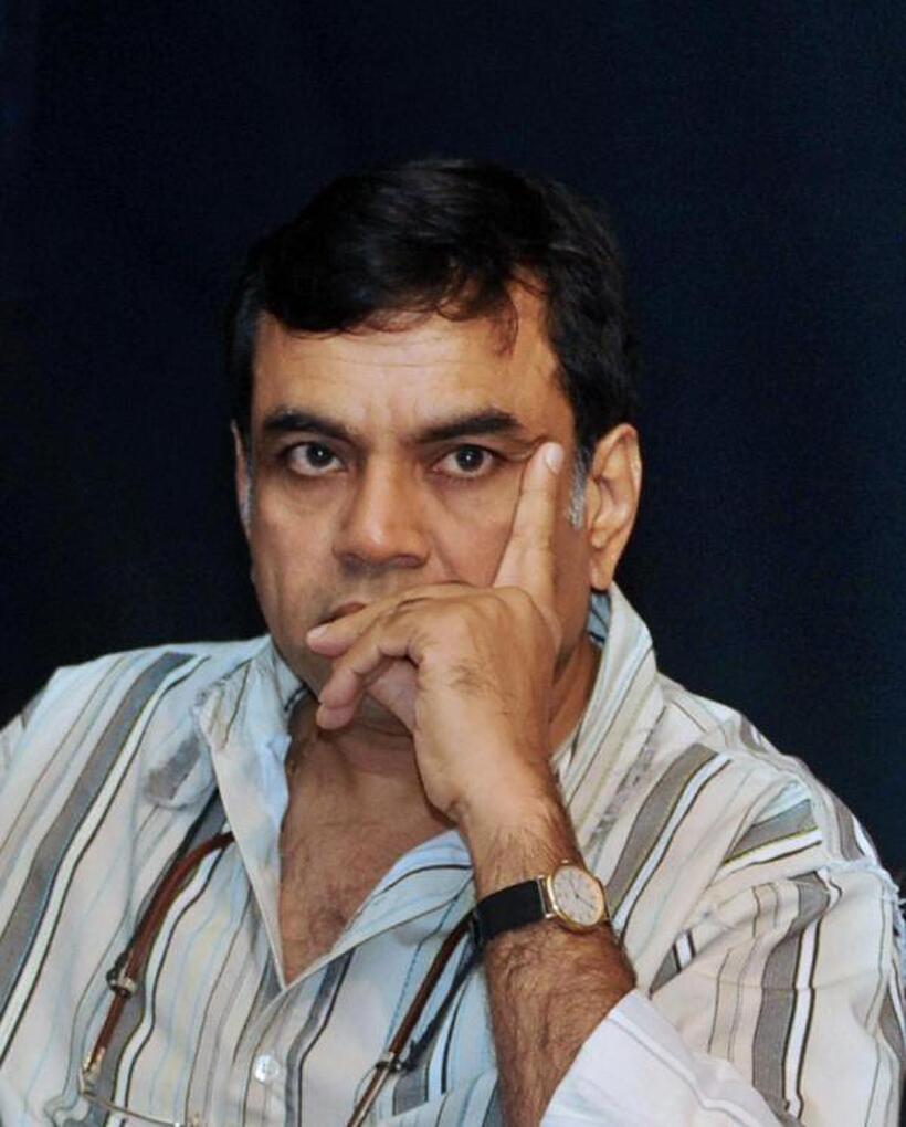 Paresh Rawal at the press conference of "Run."