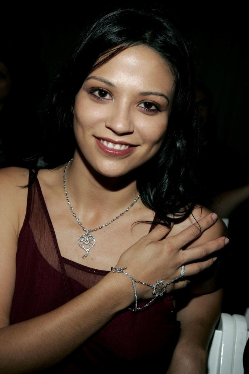 Navi Rawat at the Saja Spring 2006 show during the Mercedes-Benz Fashion Week.