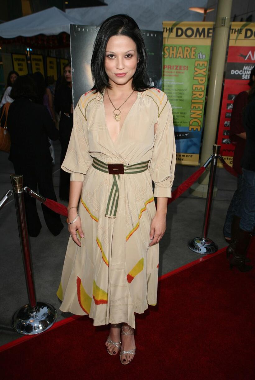 Navi Rawat at the Indian Film Festival LA premiere of "Provoked."