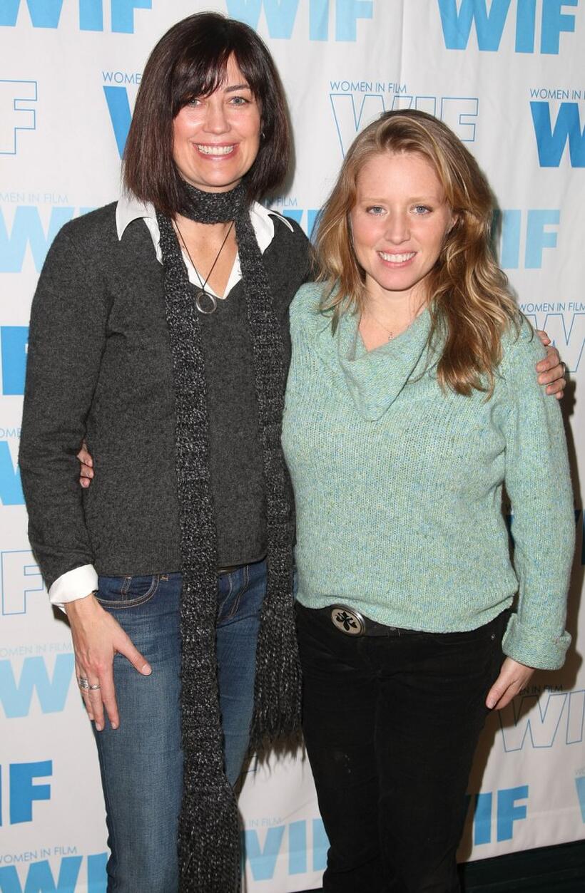 Jane Fleming and Amy Redford at the Women in Film panel during the 2008 Sundance Film Festival.