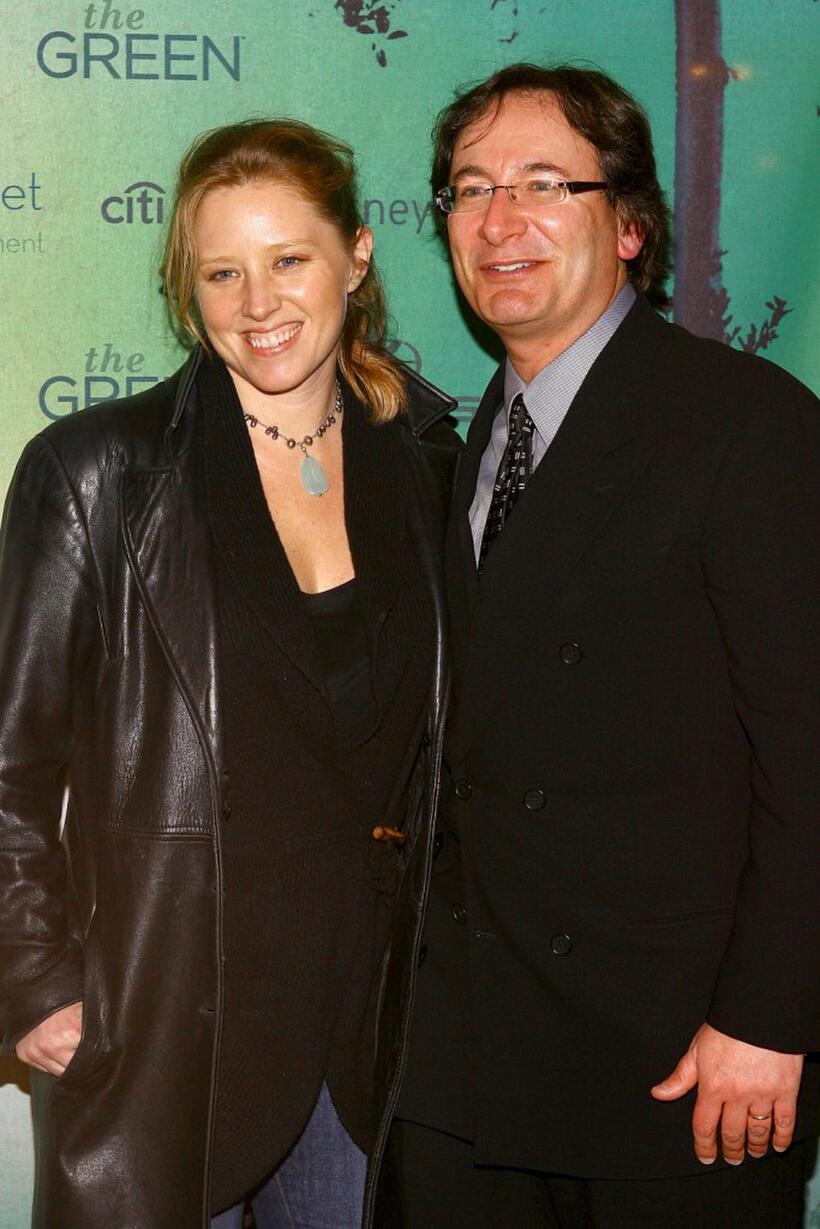 Amy Redford and Larry Aidem at the Sundance channel's Green Launch Party.