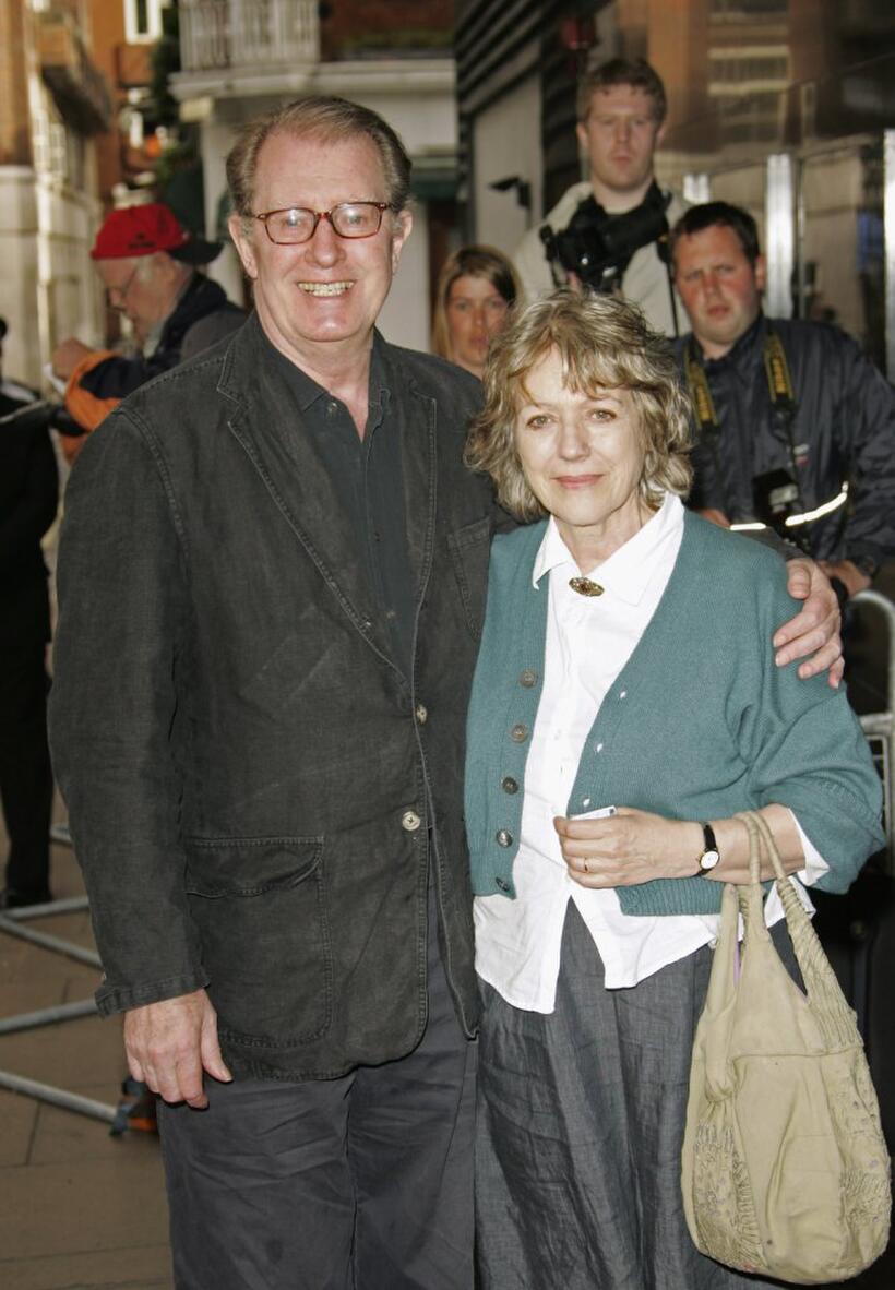 Corin Redgrave and wife Kika Markham at the London premiere of "The Wind That Shakes The Barley."
