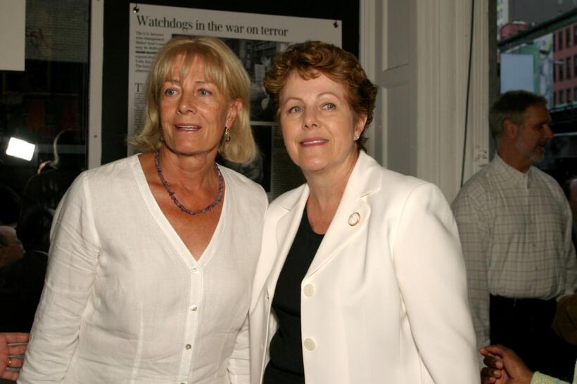 Vanessa Redgrave and Lynn Redgrave at the opening of "Guantanamo: Honor Bound To Defend Freedom."