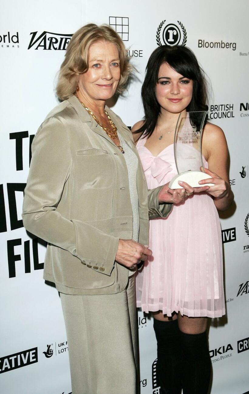 Vanessa Redgrave and Emily Barclay at the British Independent Film Awards.
