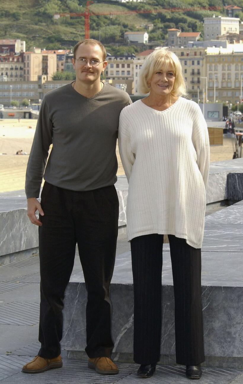 Director Carlo Gabriel Nero and Vanessa Redgrave at the 52nd San Sebastian International Film Festival.